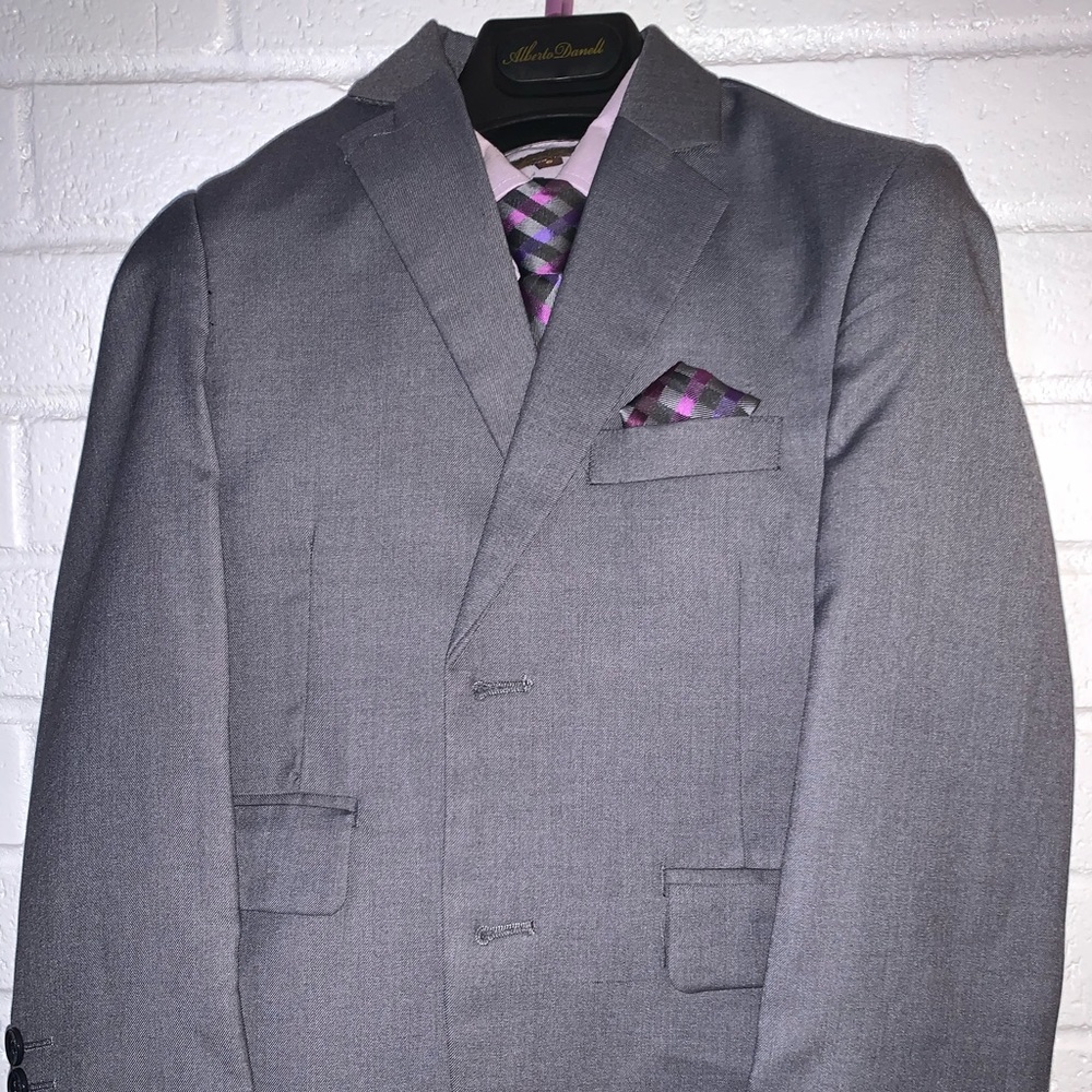 Gray suit for boys